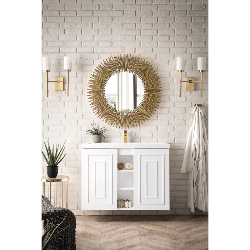 Alicante 39.5'' W Single Vanity, Glossy White