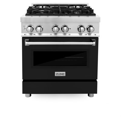 ZLINE 30" Legacy Dual Fuel Range w/ 4 Burner Gas Cooktop and Electric Convection Oven
