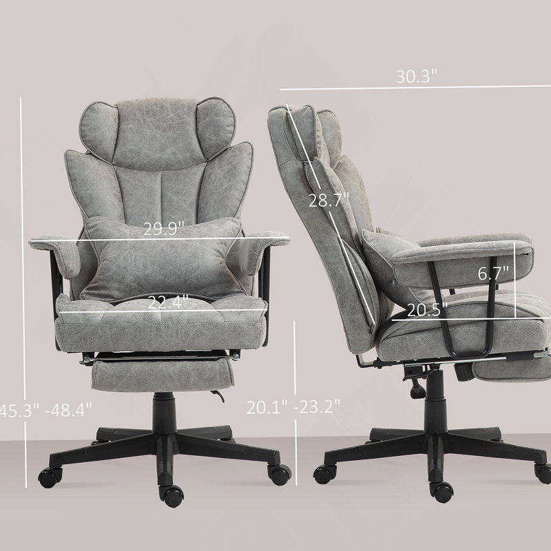 Fauteuil de bureau Massage Massage, Gris