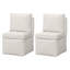 Chaise rembourrée avec espace de rangement