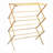 Collapsible Folding Bamboo Laundry Drying Rack for Drying Clothes