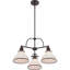 Lustre 3 lumières en bronze Palladian Grant-947424161-994415647