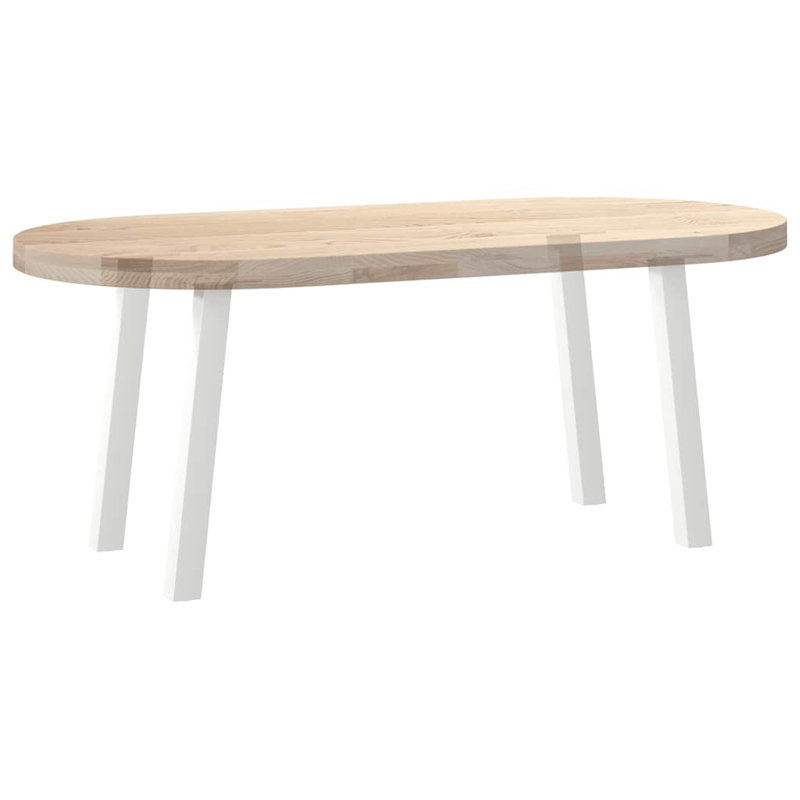 Avelien Table Leg, 42cm H x 10cm W x 10cm D, White