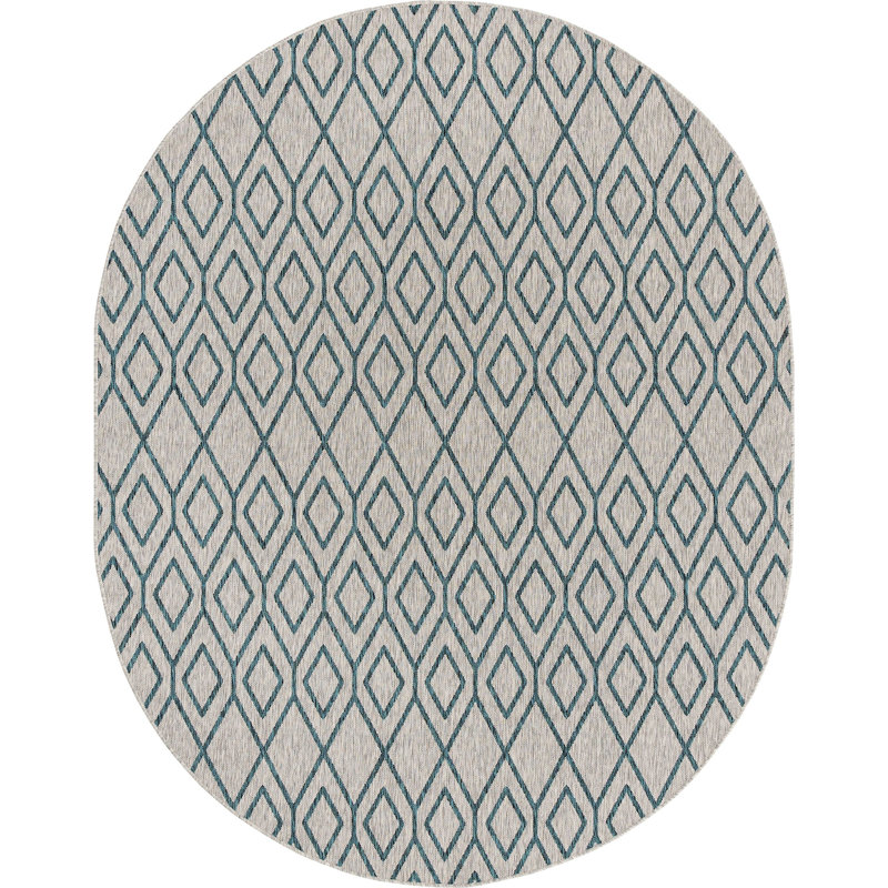 Tapis d'extérieur Destiny, Ovale 7 pi 10 po x 10 pi