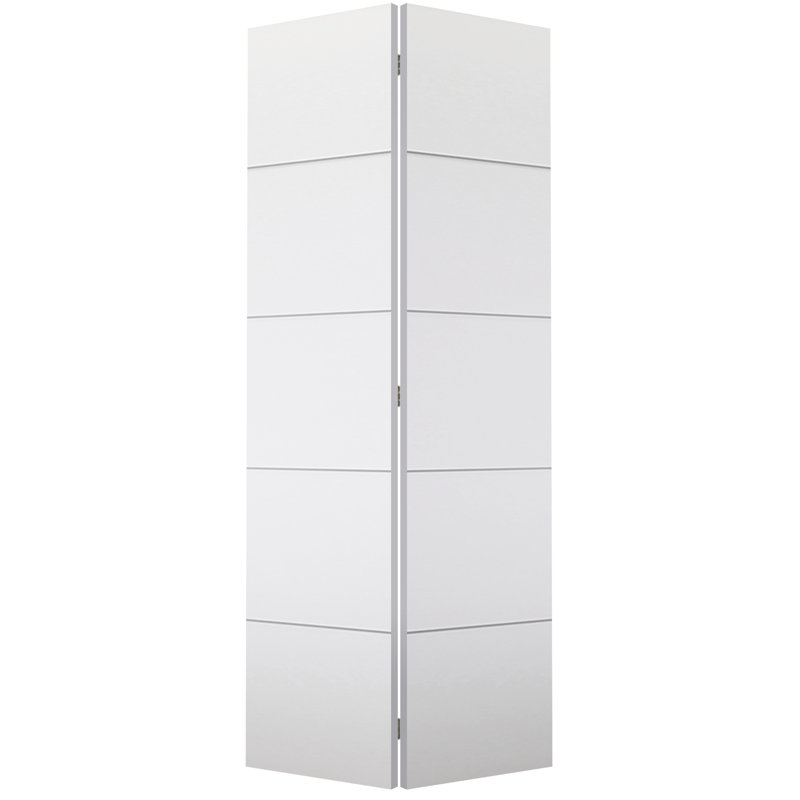 Porte pliante en bois manufacturé et en métal Smart Pro 4H, 48 po x 80 po