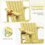 Chaise Adirondack en plastique Gumbert-87389176