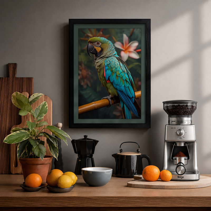 1 Piece Wall Art, A3 - 42.0 x 29.7 cm, Black