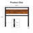 Classic Industrial Style Full  Metal Headboard-975626692