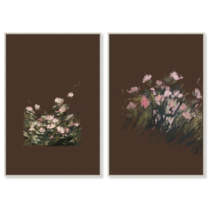 Secret Garden Set Set by Oliver Gal, 11"H x 16"W, Silver Floater Frame