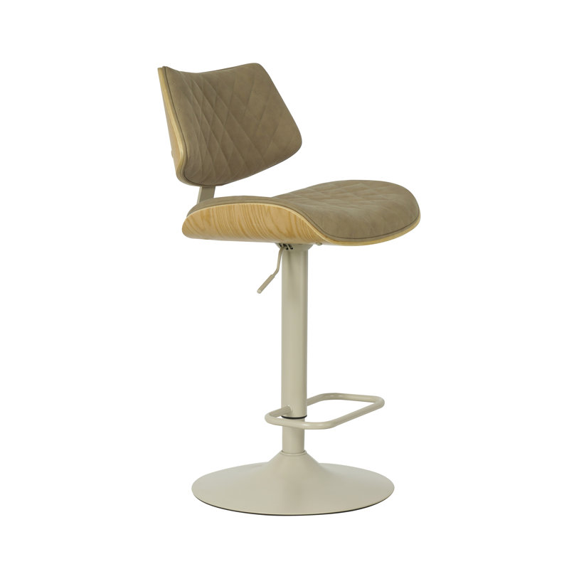 Tabouret de bar Wesson, Taupe