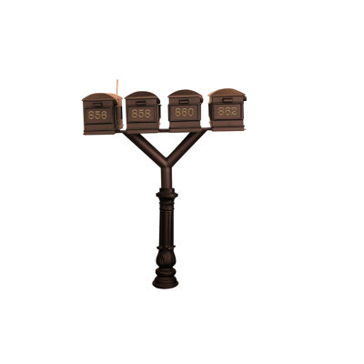 Penfield 72.375'' H Flute Multi-Mount Post