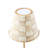 Mocha Check LED Rechargeable Cafe Table Lamp