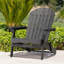 Chaise Adirondack pliable rustique en bois d'acacia pour le confort extérieur-585479261