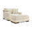 Upholstered Accent Chair with Ottoman