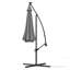 Seraphina 3m Cantilever Parasol with LED Light-868611029