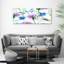 Flowers And Dragonflies - Wrapped Canvas Print