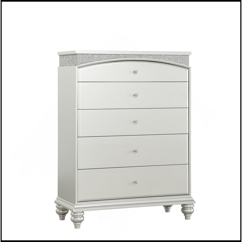 Commode à finition platine Maverick
