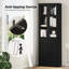 Bibliothèque standard H 70,9 po x l 23,6 po avec porte en verre-1574071342