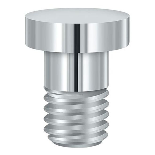 Deltana HPSS70U26D Boutons pour charnières en laiton massif chromé brossé, Chrome brossé