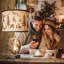 Lampe de table Kallas USB