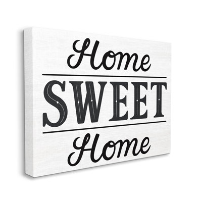 " Sweet Home Farmhouse Sign " Textual Art Print