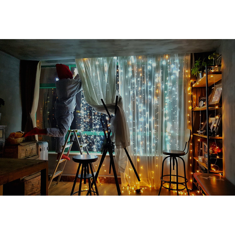 Guirlande de lumières féeriques d'intérieur de 100 pi à 100 lumières DEL Galeton, Blanc / Transparent