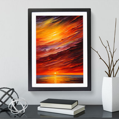 Ocean Sunset View No.1 - Framed Print
