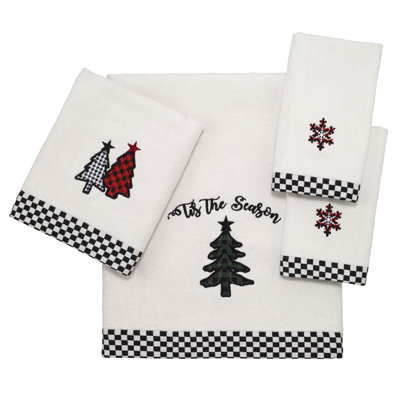 Shower Curtain with Hooks Included