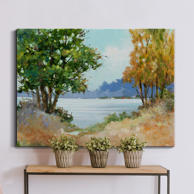 «Fall Day», reproduction d'art sur toile tendue, H 36 po x l 24 po x P 1 po
