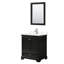 Ensemble de meuble-lavabo autoportant simple Deborah avec plateau en quartz et miroir-98084748-98084751-98084754