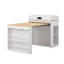 Table de salle à manger extensible avec plateau pliable-129452069