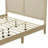 Solid Wood Platform Bed With Rattan-668137930