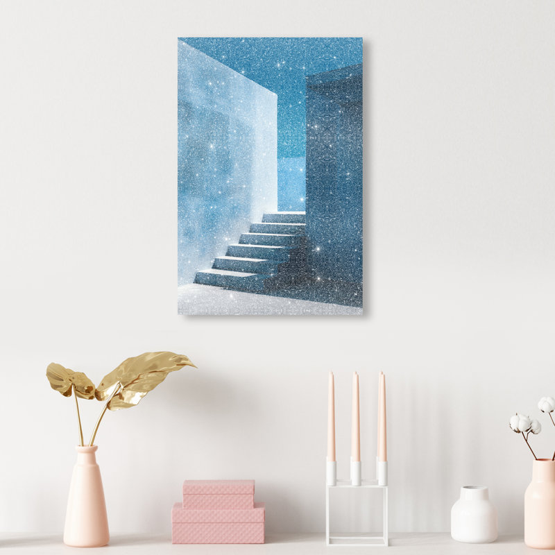 Deep Ocean Walls II Print by Oliver Gal, 15"H x 10"W, Gallery Wrapped