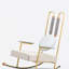 Chaise berçante moderne et élégante
