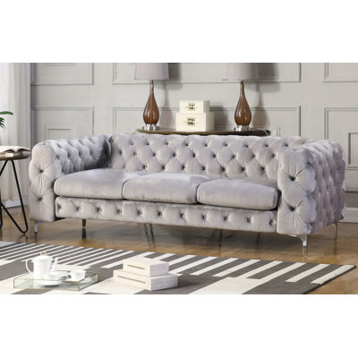 Bernie 85.5'' Velvet Sofa