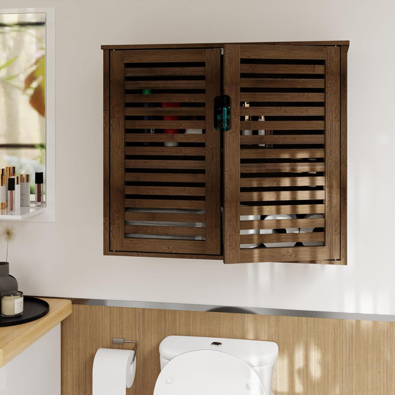 Rangement pour salle de bain Dharm, Bronze huilé