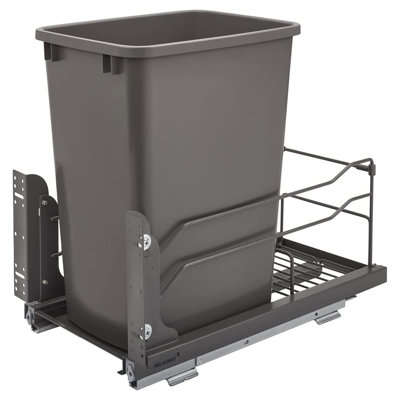 Rev-A-Shelf Pull Out Kitchen Trash Can 35 Qt with Soft-Close