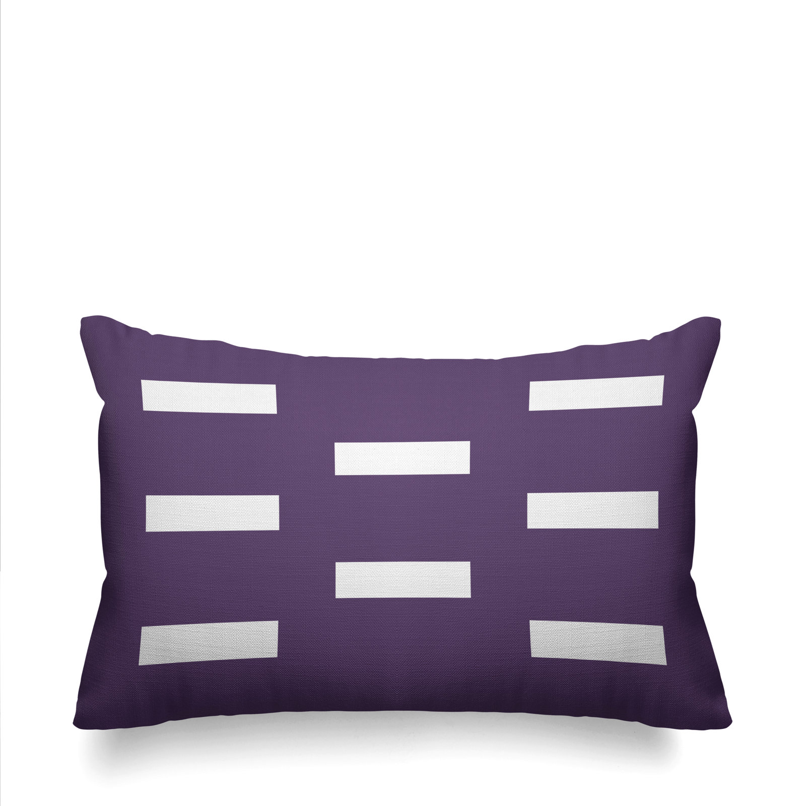 Luella Geometric Indoor/Outdoor Throw Pillow, Purple