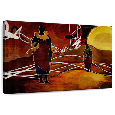 Villageois d'Afrique