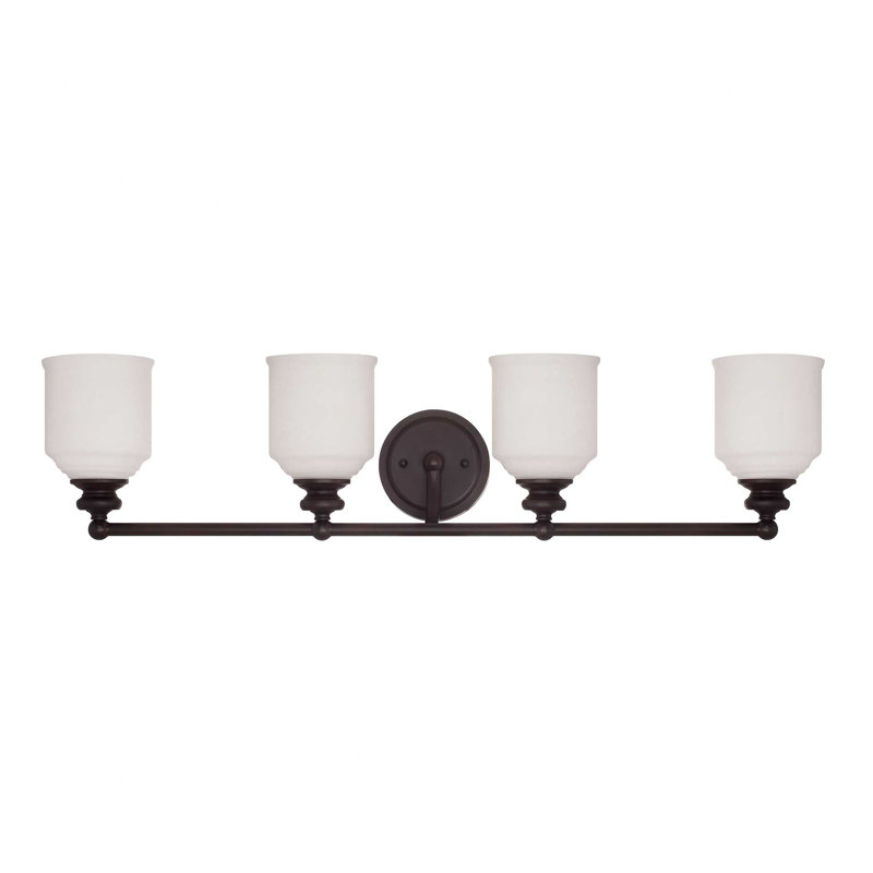 Mckibben 4 - Light Dimmable Vanity Light, English Bronze