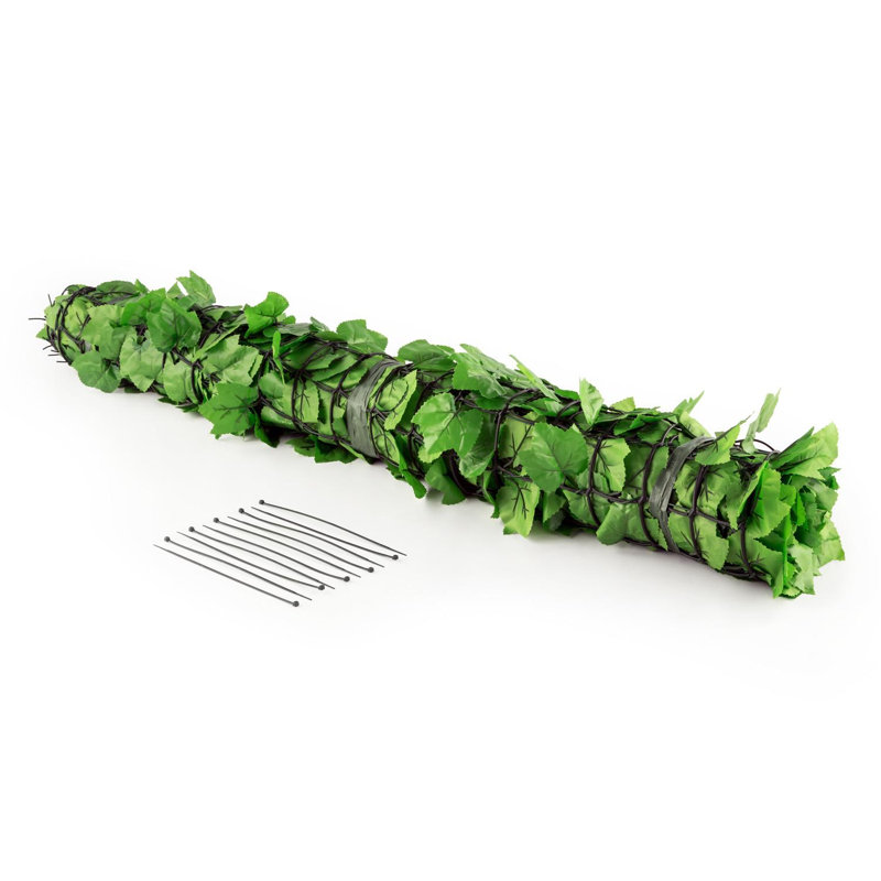 Ivy Balcony Privacy Fence Panel, 300cm x 100cm, Light Green