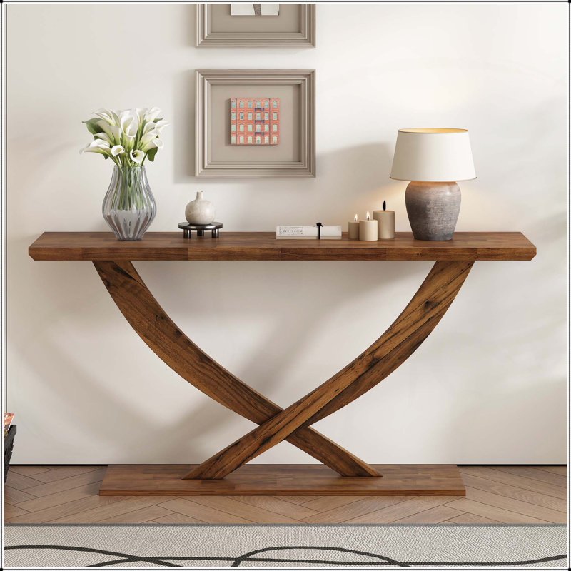 Console moderne de 57 po Mirod, Brun