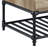 Industrial Coffee Table - Complementing Decor Style With Drawer And Shelf Enhancing Functionality