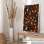 «Botanical Fall Botanical Leaves», impression de chalet sans cadre IV-862723703