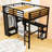 Metal Loft Bed with Wardrobe and Desk-96822139-96822138