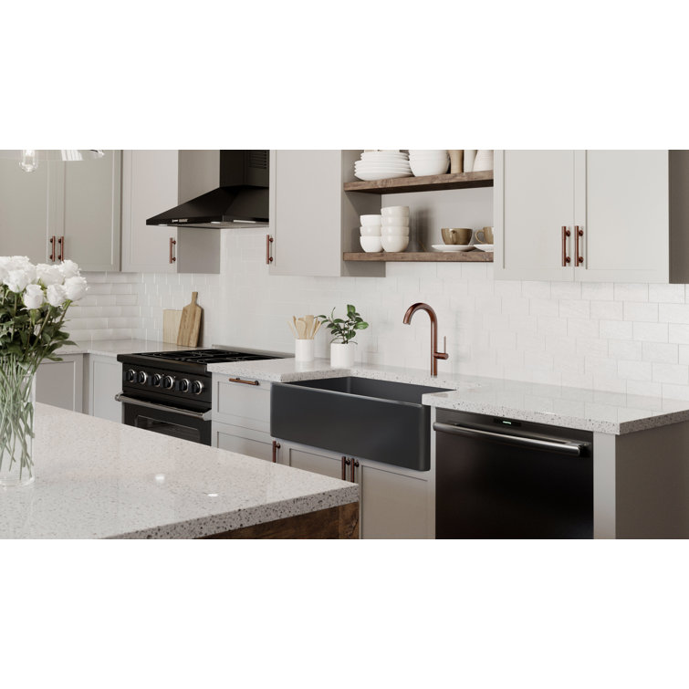Luxury 33" L x 20" W Dual Mount Kitchen Sink with Basket Strainer
