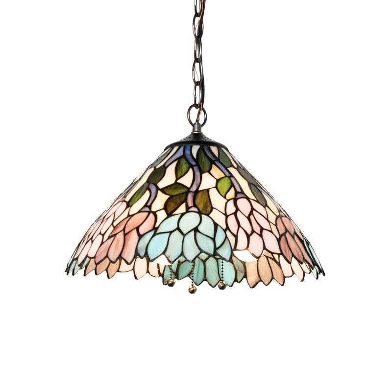 14" Wide Wisteria Pendant