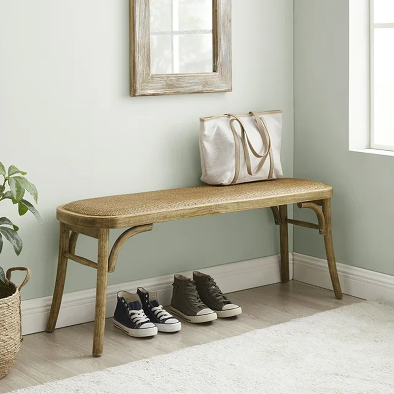 Chantrel Solid Wood Bench, Brown