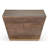 Abba 28"W Solid Mango Wood Modern Square Coffee Table with Low Profile Block Design-1216584665
