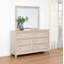 Commode 6 tiroirs avec miroir Tasnim
